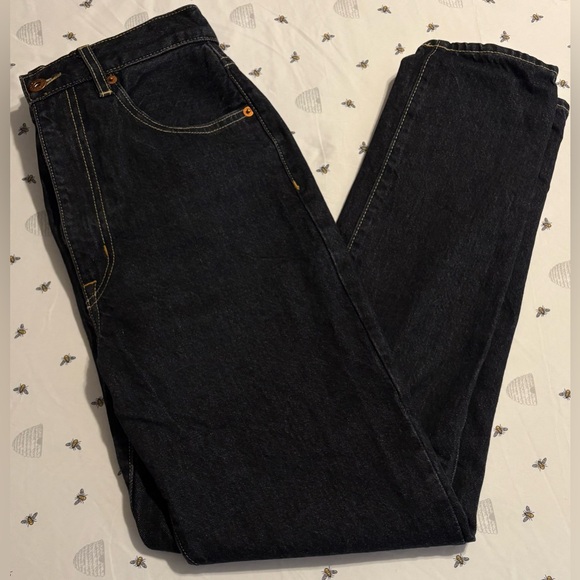 SLVRLAKE Women's High Waisted Straight Jeans - Picture 4 of 5